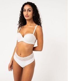 soutien-gorge bandeau avec bretelles amovibles blanc soutien-gorge bandeauE754401_3