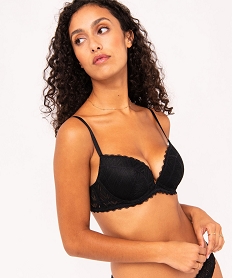 soutien-gorge push-up en dentelle noir soutien gorge avec armaturesE754701_2