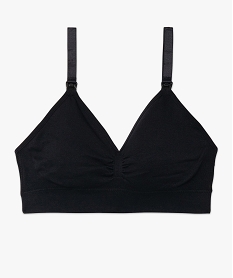 soutien-gorge triangle sans armatures special allaitement noir soutien gorge sans armaturesE757101_4