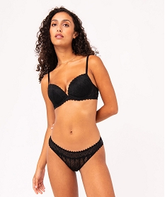 string en dentelle femme noirE760801_3