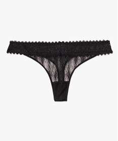 string en dentelle femme noirE760801_4