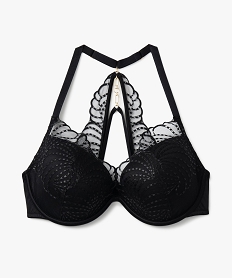 soutien-gorge emboitant dos fantaisie special grande taille noir sous-vetementsE766901_1