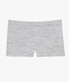 boxer en maille extensible femme gris shortiesE767501_4