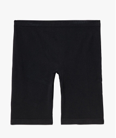 boxer long en microfibre femme noir shortiesE767601_4