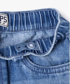 jean cargo a taille elastique imprime garcon - camps united gris jeansE775001_2
