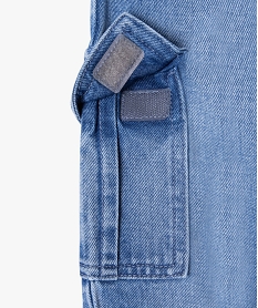 jean cargo a taille elastique imprime garcon - camps united gris jeansE775001_4