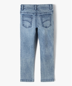 jean skinny extensible avec marques dusure garcon bleu jeansE775501_3