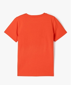 tee-shirt a manches courtes avec motif en sequins garcon rouge tee-shirtsE782201_3