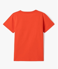 tee-shirt a manches courtes avec motif streetwear garcon orange tee-shirtsE782901_3