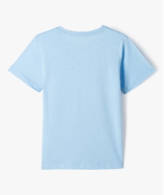 tee-shirt a manches courtes avec motif animalier garcon bleu tee-shirtsE783101_3