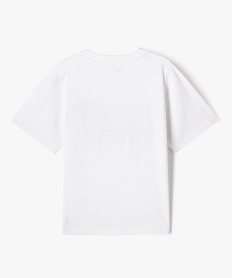 tee-shirt manches courtes imprime graffiti garcon blanc tee-shirtsE783201_3