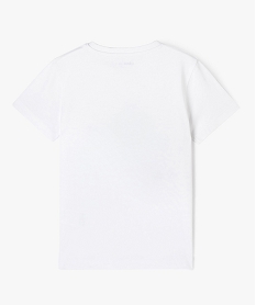 tee-shirt manches courtes imprime street art garcon blanc tee-shirtsE783301_3