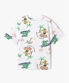 GEMO Tee-shirt oversize à motif animaux garçon Imprimé