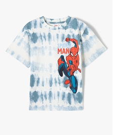 tee-shirt a manches courtes motif spiderman garcon - marvel bleu tee-shirtsE784601_1