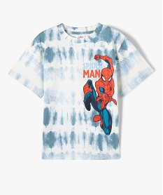 GEMO Tee-shirt à manches courtes motif Spiderman garçon - Marvel bleu standard