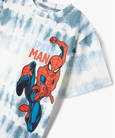 tee-shirt a manches courtes motif spiderman garcon - marvel bleu tee-shirtsE784601_2