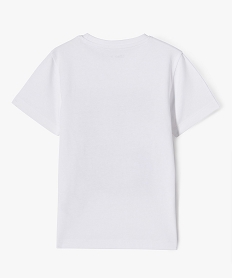 tee-shirt a manches courtes avec motif nature garcon blanc tee-shirtsE786101_3
