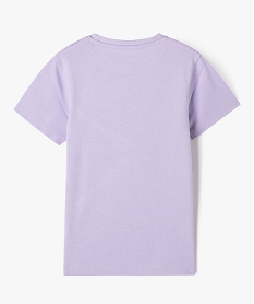 tee-shirt a manches courtes avec motif nature garcon violetE786201_3