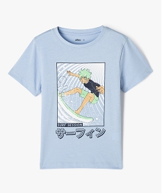 GEMO Tee-shirt à manches courtes avec motif surf garçon Bleu