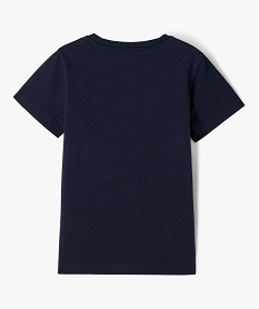 tee-shirt manches courtes avec motif lion garcon bleuE787001_3