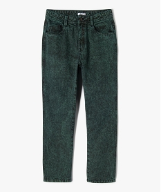 GEMO Jean regular avec effet de couleur garçon vert standard