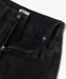 jean large bicolore garcon noir jeansE792001_2