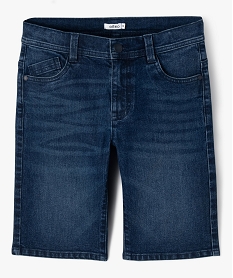bermuda en jean coupe regular garcon grisE792601_1