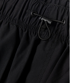 pantalon parachute avec larges poches a rabat garcon noir pantalonsE793701_2