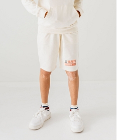 GEMO Bermuda de jogging garçon - Naruto beige standard