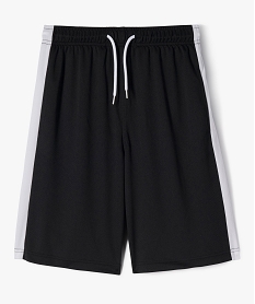 GEMO Bermuda de sport bicolore garçon noir vif