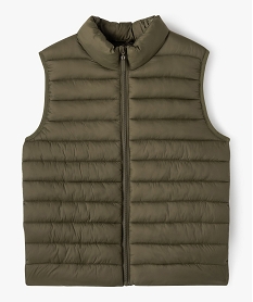 GEMO Blouson matelassé sans manches garçon kaki standard
