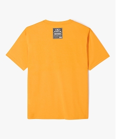 tee-shirt de sport a manches courtes garcon orangeE799901_3