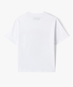 tee-shirt a manches courtes avec motif xxl garcon - one piece blanc tee-shirtsE800601_3