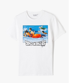 GEMO Tee-shirt à manches courtes avec motif manga garçon - Dragon Ball Super Blanc