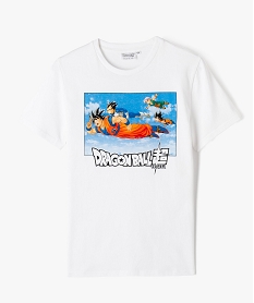 GEMO Tee-shirt à manches courtes avec motif manga garçon - Dragon Ball Super blanc vif