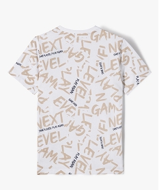 tee-shirt a manches courtes avec motifs garcon blanc vif tee-shirtsE801701_3