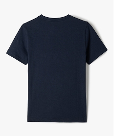 tee-shirt a manches courtes avec motifs garcon bleuE801801_3