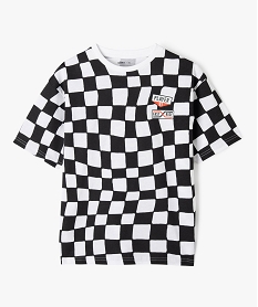 GEMO Tee-shirt à manches courtes avec inscription Formule 1 garçon blanc vif