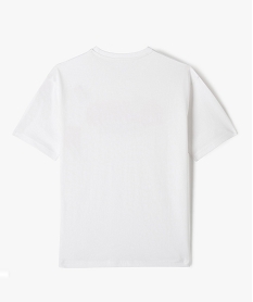 tee-shirt a manches courtes avec inscription formule 1 garcon blanc tee-shirtsE802201_3