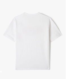 tee-shirt a manches courtes avec inscription formule 1 garcon blanc tee-shirtsE802201_4