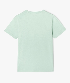 tee-shirt manches courtes imprime skate garcon vert tee-shirtsE802501_3