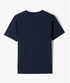 tee-shirt manches courtes imprime skate garcon bleuE802701_3