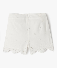 short ample en broderie anglaise fille beigeE809801_3