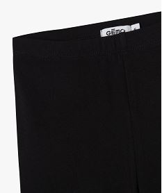 short moulant en coton stretch fille noir shortsE811601_2