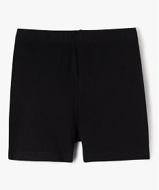short moulant en coton stretch fille noir shortsE811601_3