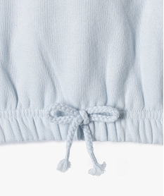 sweat a capuche a taille elastiquee imprime stitch fille - disney bleuE813301_3