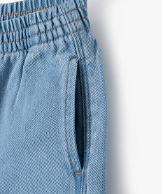 jean cargo parachute fille bleu vif jeansE813801_2