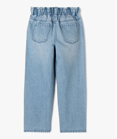 jean large avec ceinture elastique fille gris jeansE814001_3