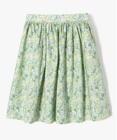 GEMO Jupe longue à motifs fleuris fille vert standard