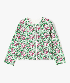 veste reversible matelassee a boutons-pression fille - lulucastagnette multicoloreE818201_1